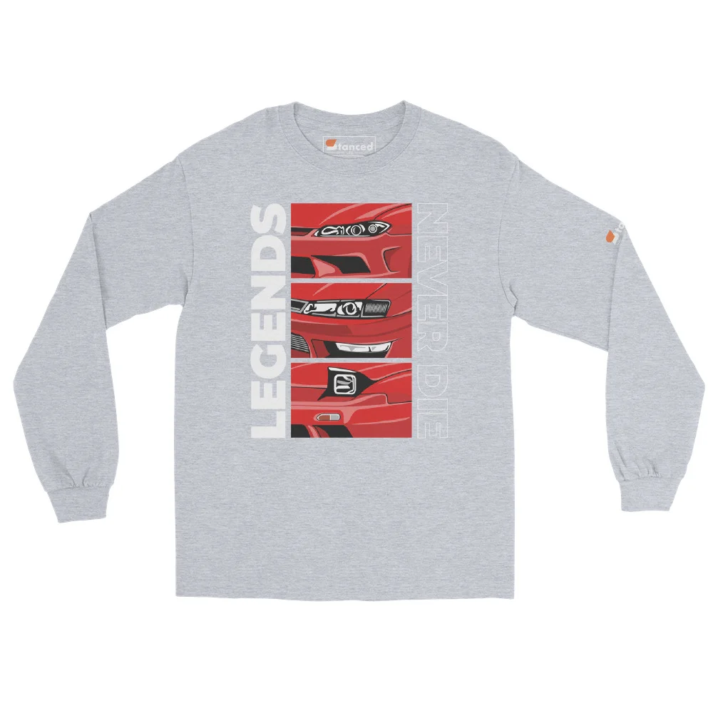 Nissan Silvia 240sx s13 s14 s15 Men’s Long Sleeve Shirt - Image 71