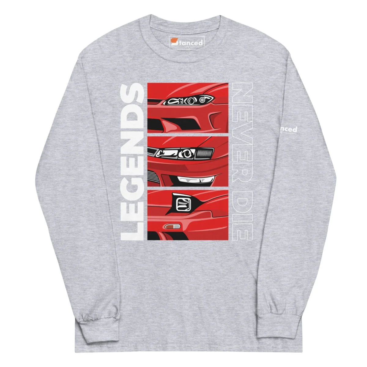 Nissan Silvia 240sx s13 s14 s15 Men’s Long Sleeve Shirt - Image 110
