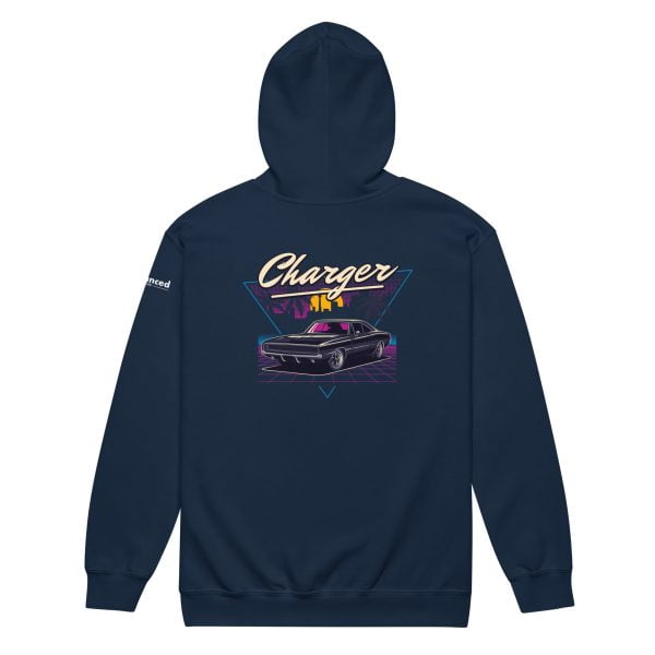 1970 Dodge Charger Unisex Zip Hoodie - Heavy Blend