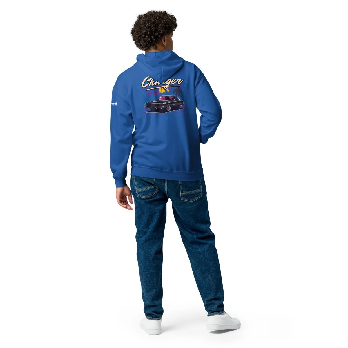 1970 Dodge Charger Unisex Zip Hoodie - Heavy Blend - Image 29