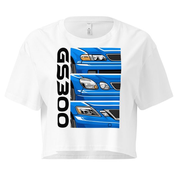 Blue GS300 Generations Women’s White Crop Top